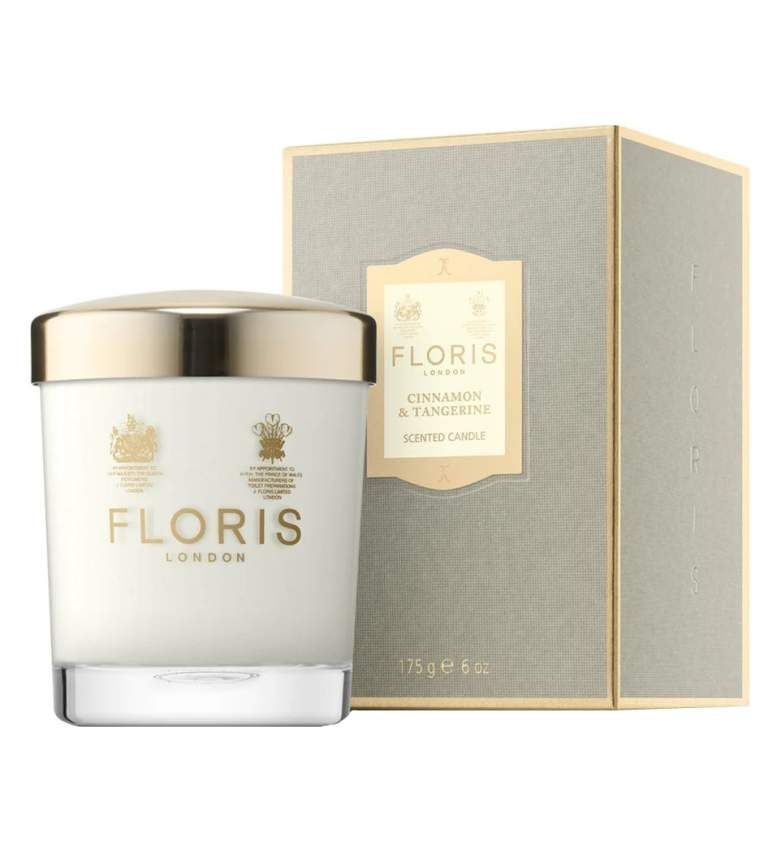 Floris Cinnamon & Tangerine Scented Candle